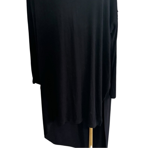 WE THE FREE PEOPLE Grapevine Tunic Long Top Dress Black Size L Flowy Boho Casual - Picture 10 of 14